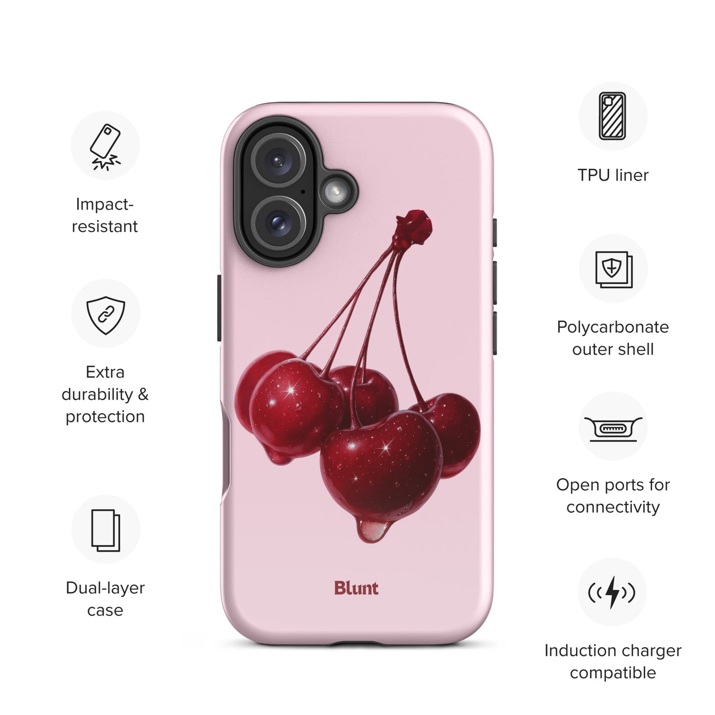 Cherry Gloss iPhone Case - Blunt Cases