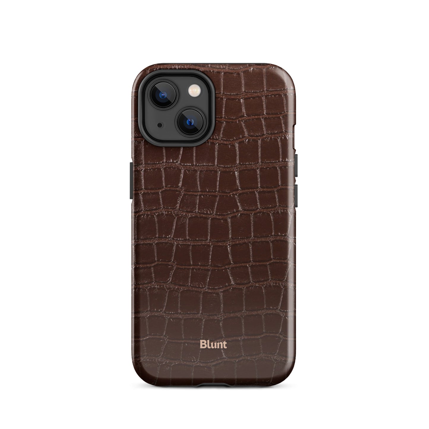 Chestnut Croc iPhone Case - Blunt Cases