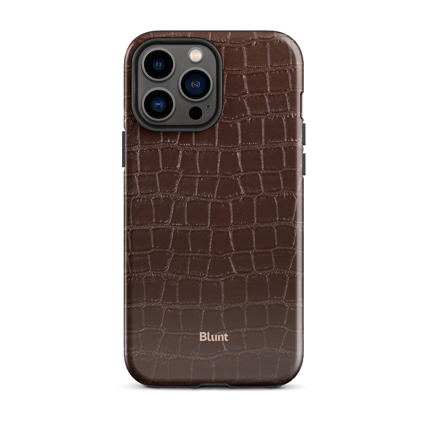 Chestnut Croc iPhone Case - Blunt Cases