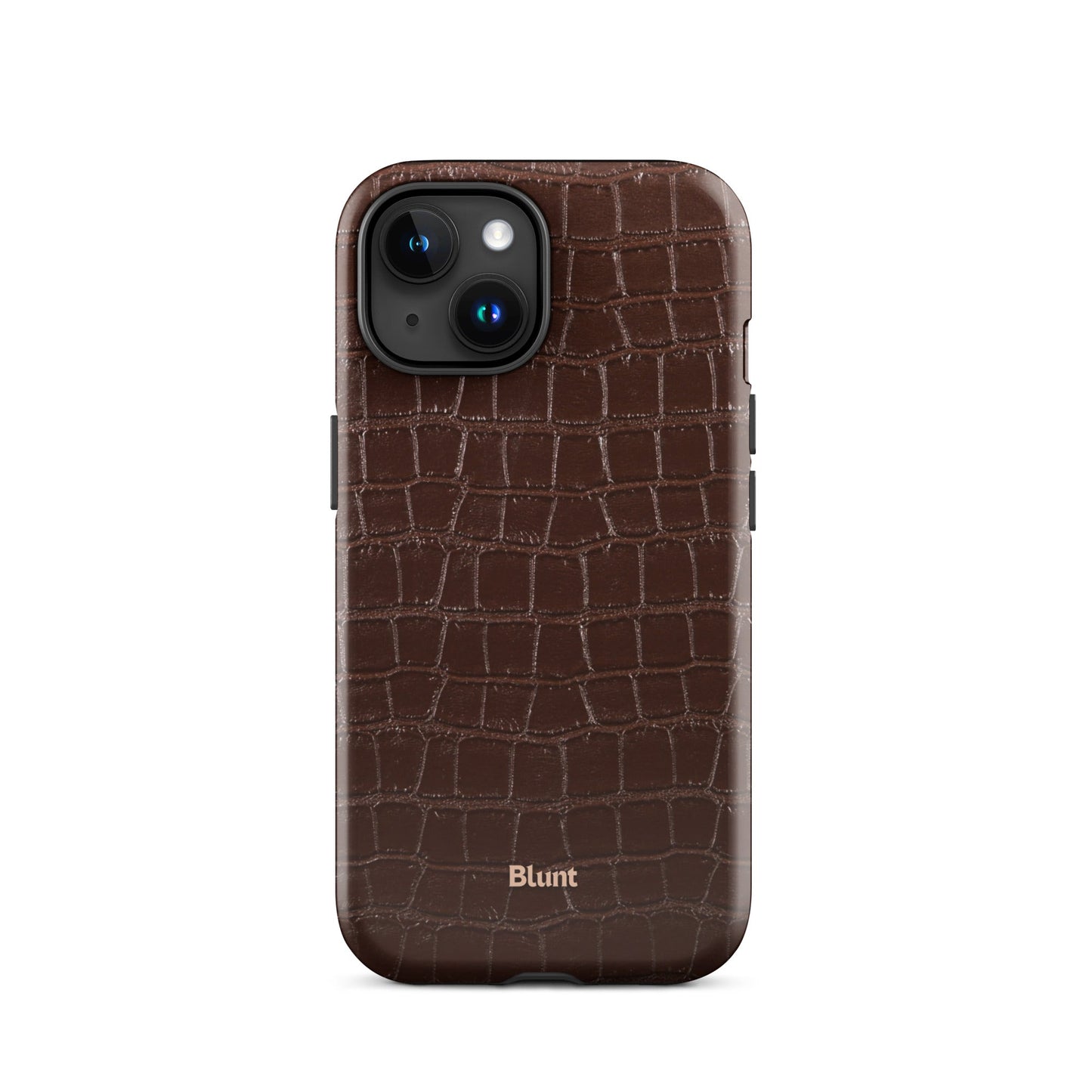 Chestnut Croc iPhone Case - Blunt Cases