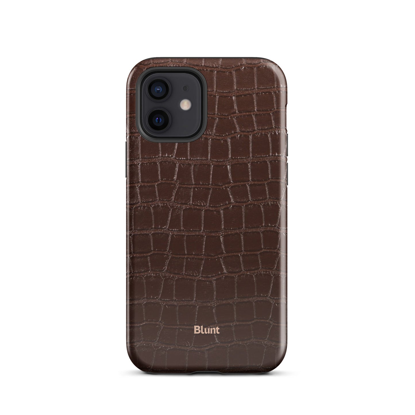 Chestnut Croc iPhone Case - Blunt Cases