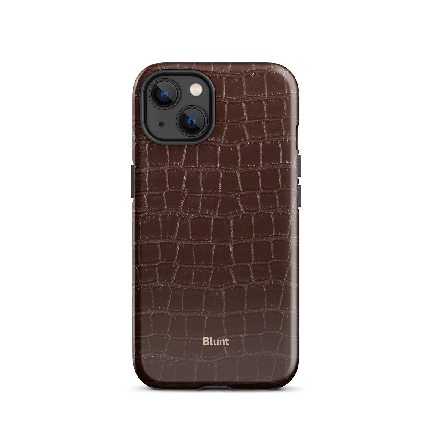 Chestnut Croc iPhone Case - Blunt Cases