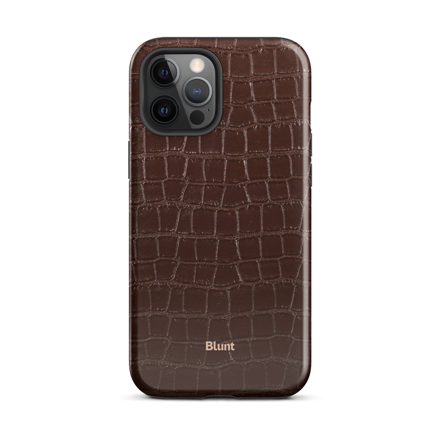 Chestnut Croc iPhone Case - Blunt Cases