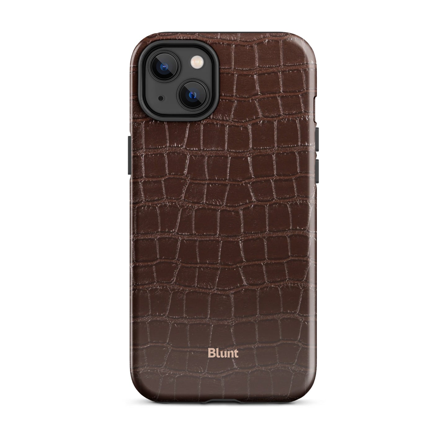 Chestnut Croc iPhone Case - Blunt Cases