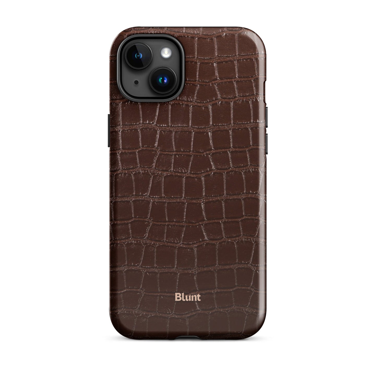 Chestnut Croc iPhone Case - Blunt Cases