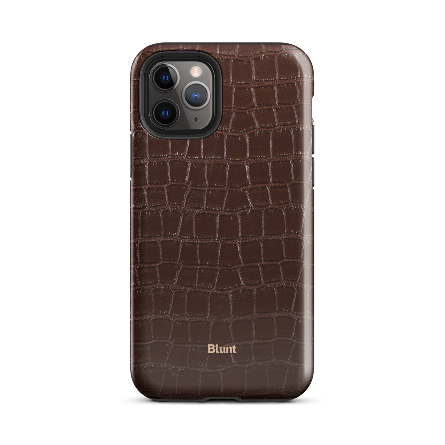 Chestnut Croc iPhone Case - Blunt Cases