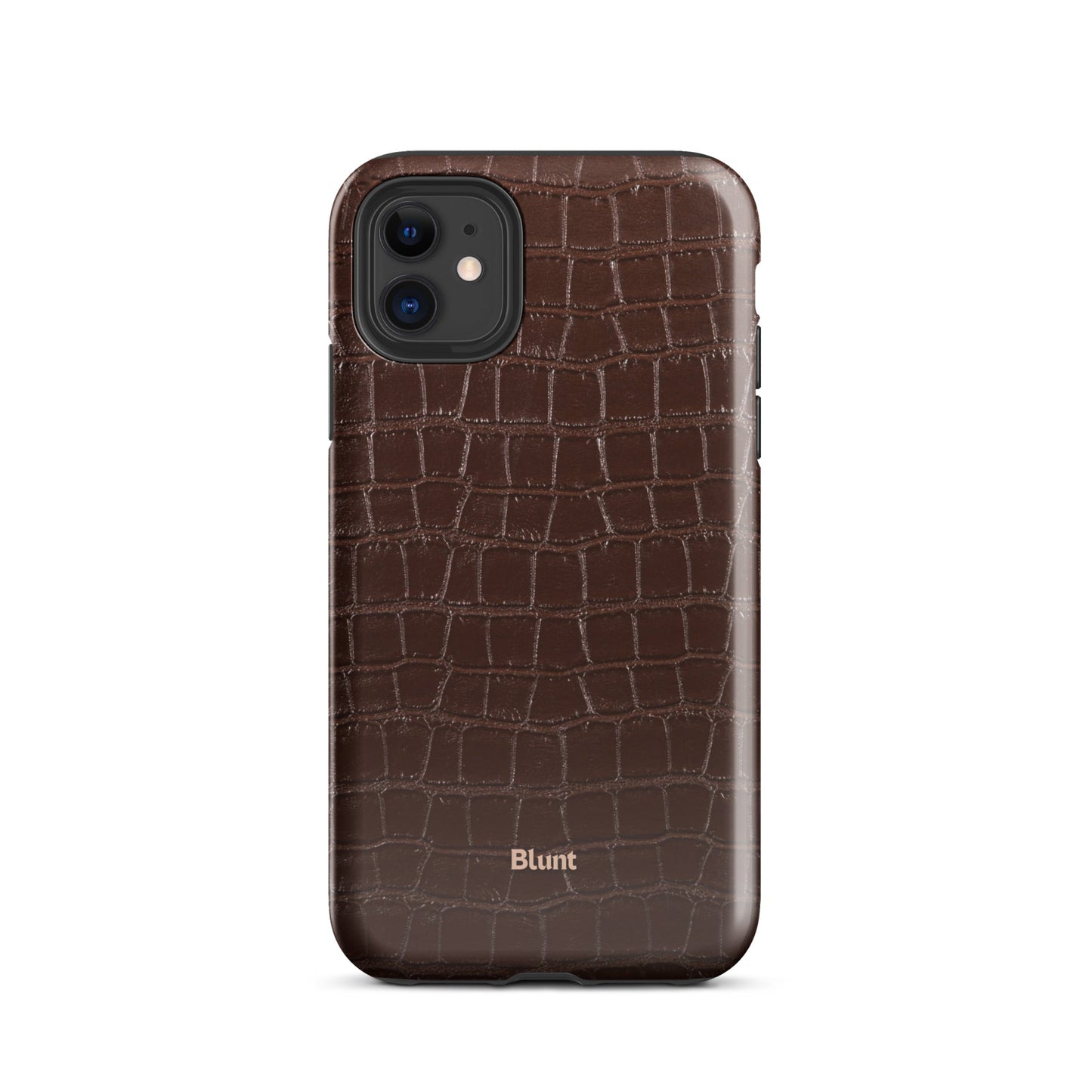 Chestnut Croc iPhone Case - Blunt Cases