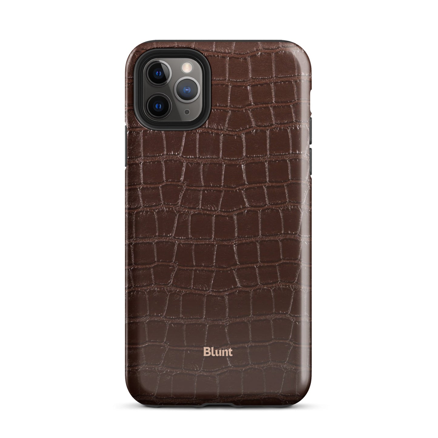 Chestnut Croc iPhone Case - Blunt Cases