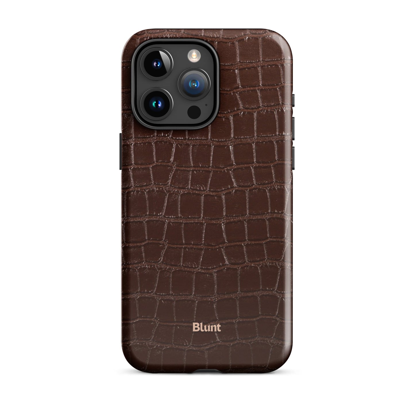 Chestnut Croc iPhone Case - Blunt Cases