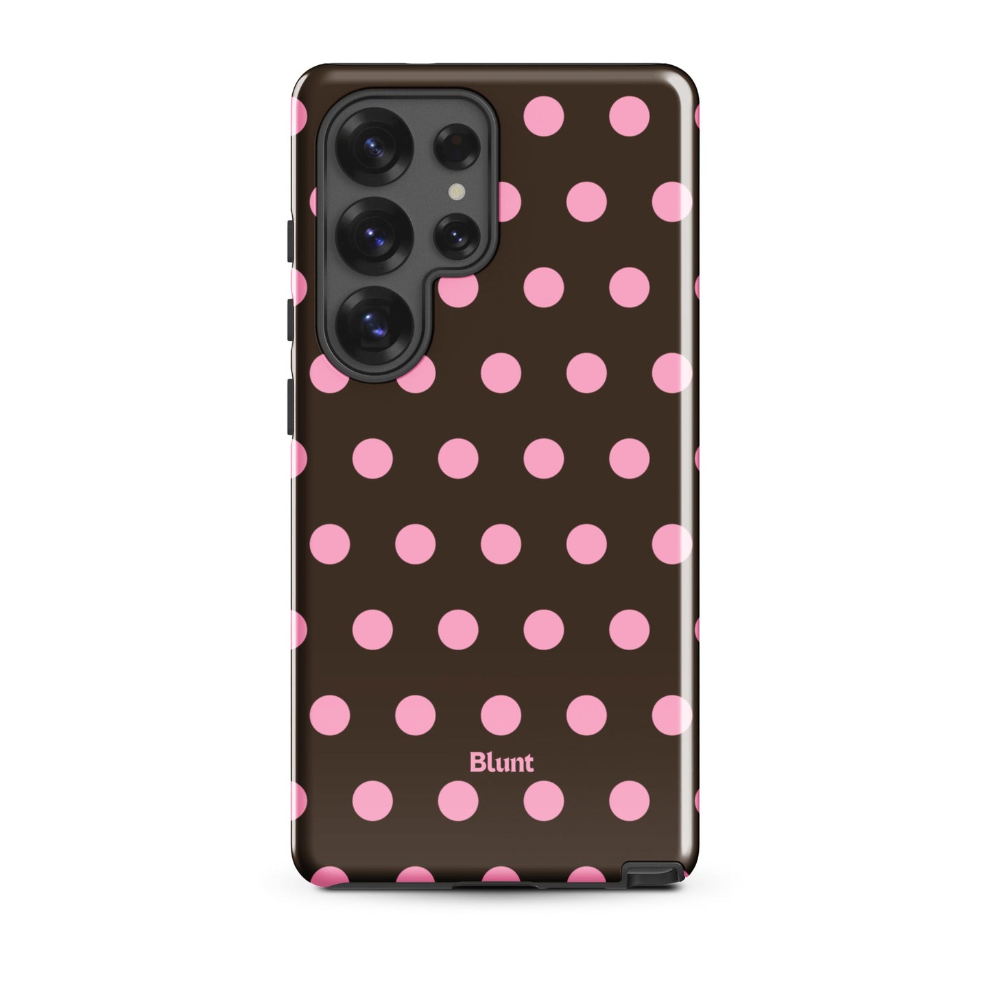 Chocolate Polka Samsung Case - Blunt Cases