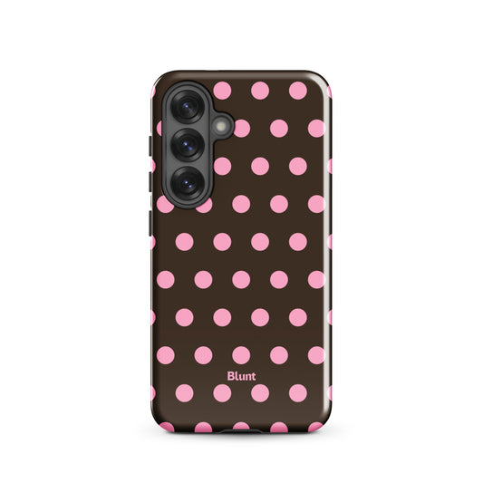 Chocolate Polka Samsung Case - Blunt Cases