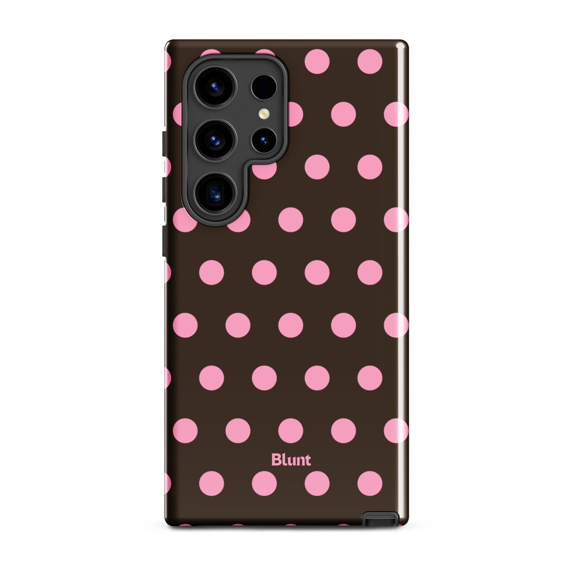 Chocolate Polka Samsung Case - Blunt Cases