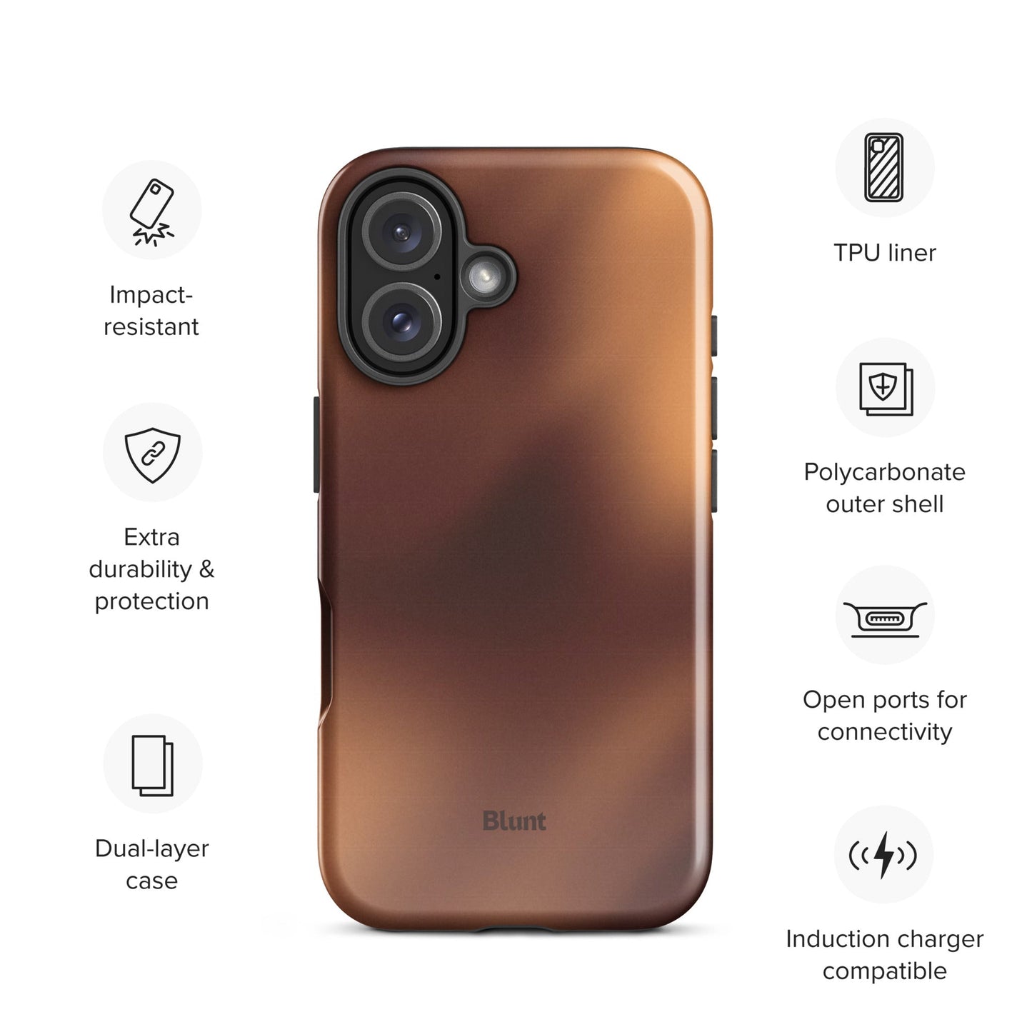 Copper Smoke iPhone Case - Blunt Cases