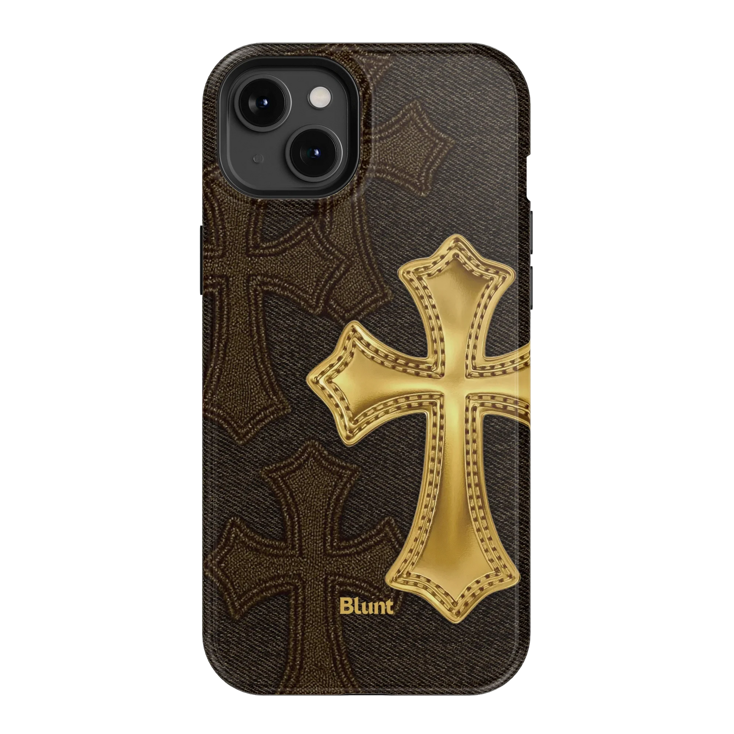 Gold Cross iPhone Case