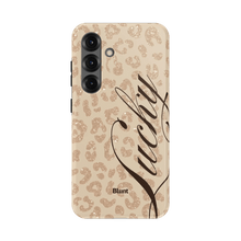 Cream Cheetah Lucky Samsung Case