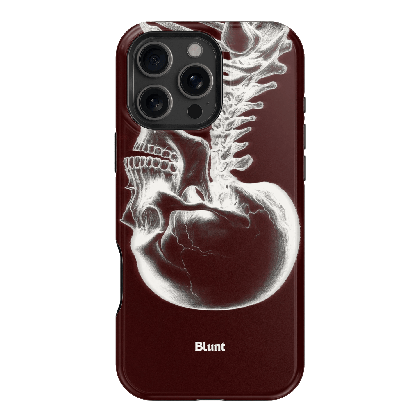 Crimson Cranium iPhone Case - Blunt Cases