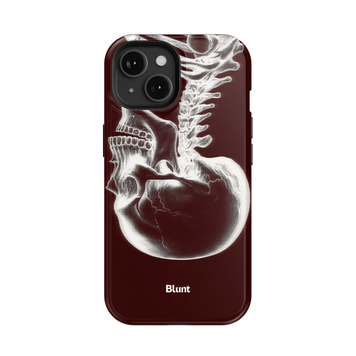 Crimson Cranium iPhone Case - Blunt Cases