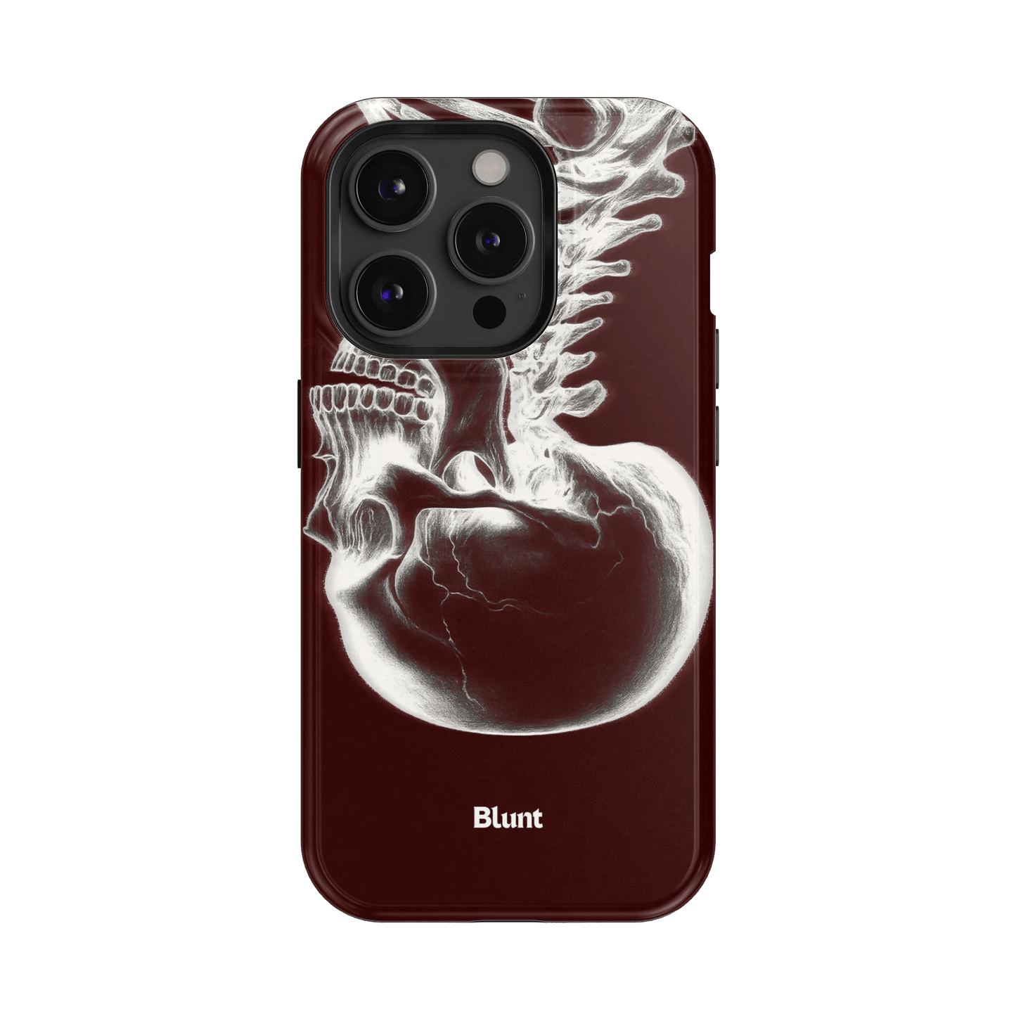 Crimson Cranium iPhone Case - Blunt Cases