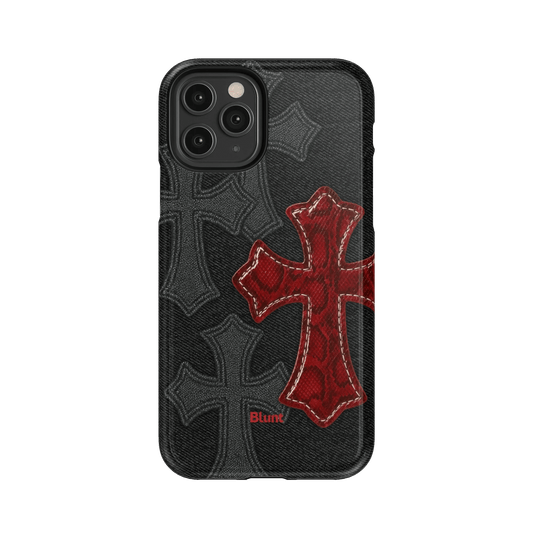 Crimson Cross iPhone Case - Blunt Cases
