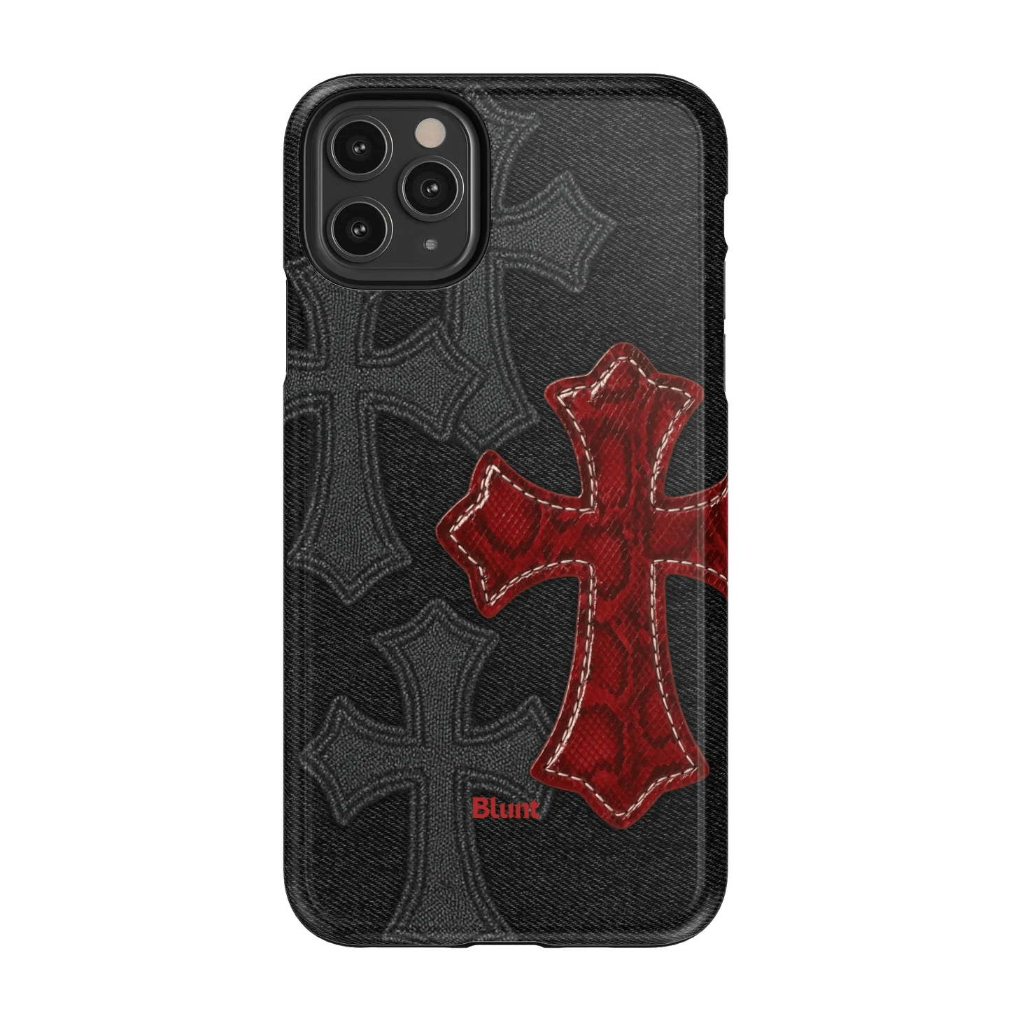 Crimson Cross iPhone Case - Blunt Cases