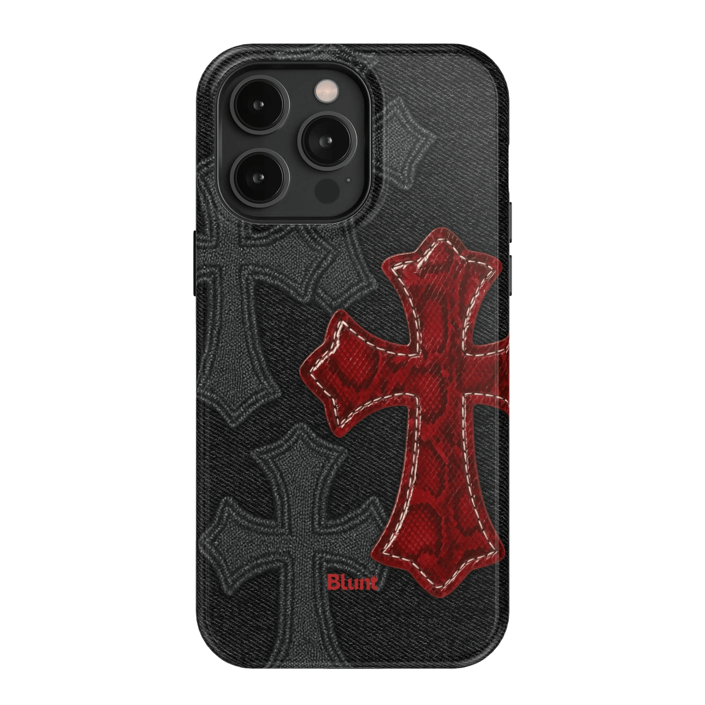 Crimson Cross iPhone Case - Blunt Cases