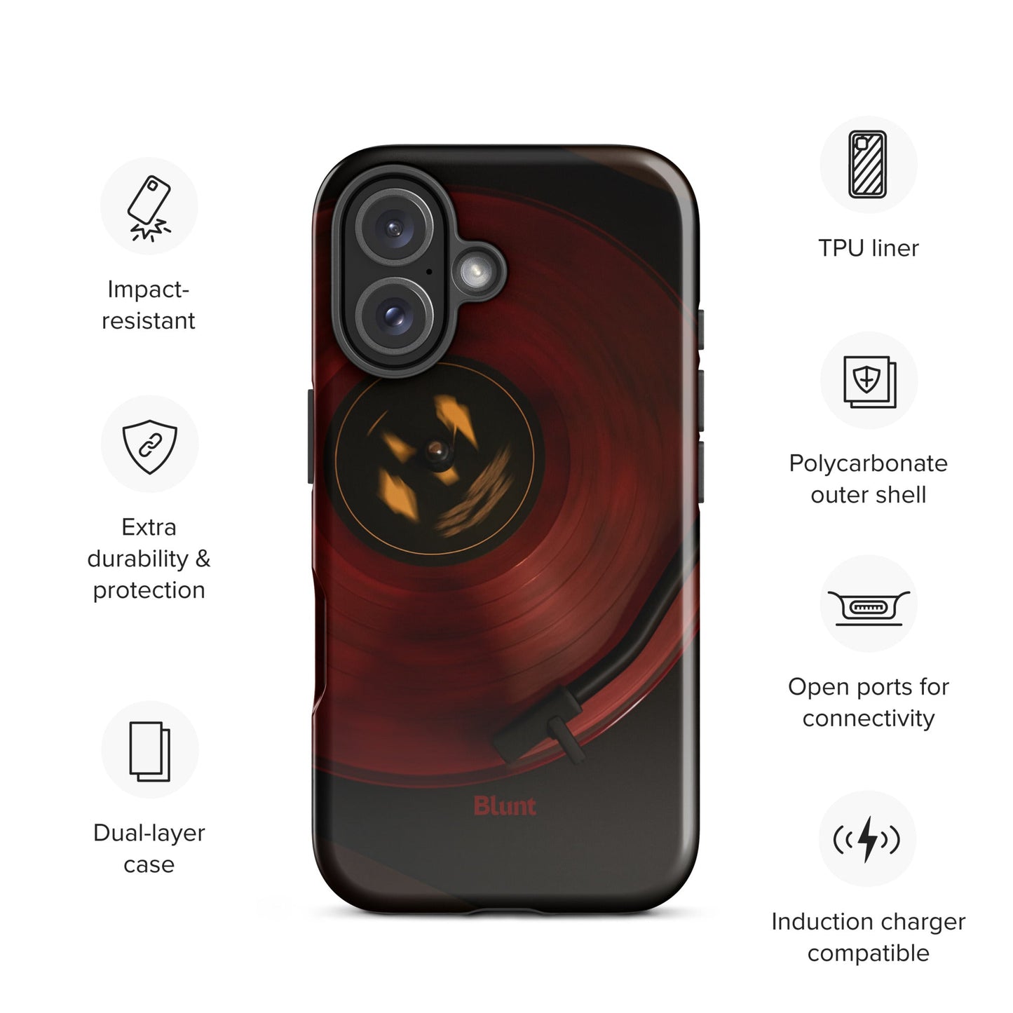Crimson Echo iPhone Case - Blunt Cases