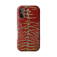 Crimson Veins Statement iPhone Case