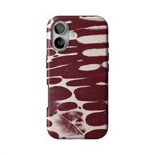 Crimson Noir Abstract iPhone Case