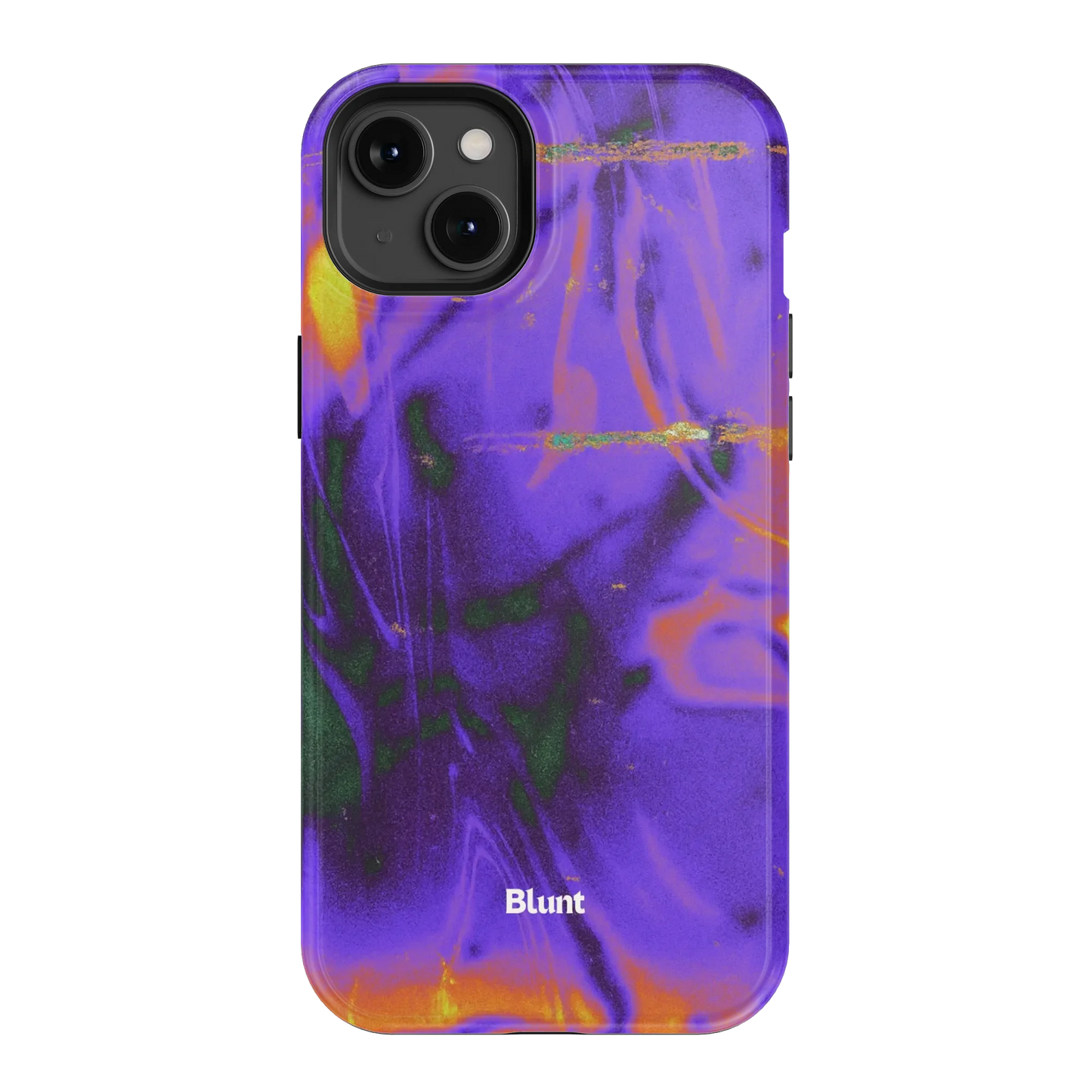 Violet Static iPhone Case