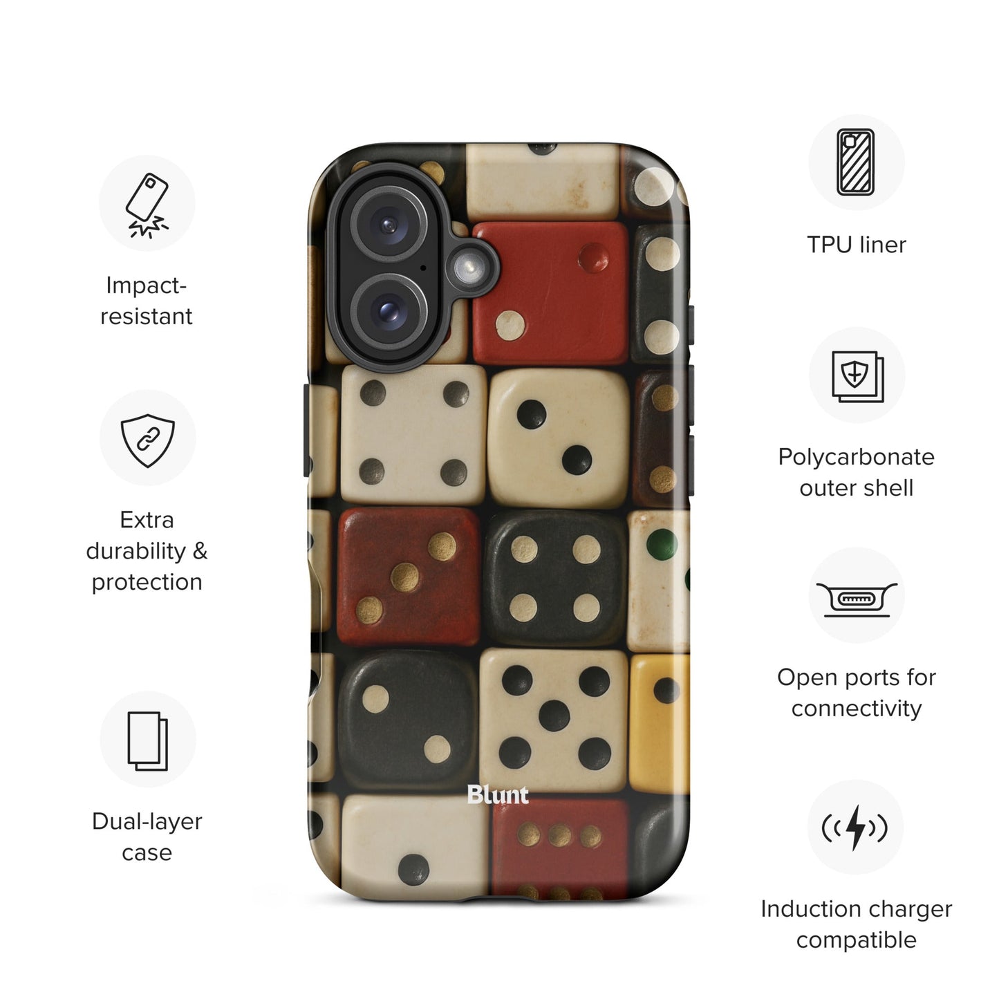 Dice Roll iPhone Case - Blunt Cases