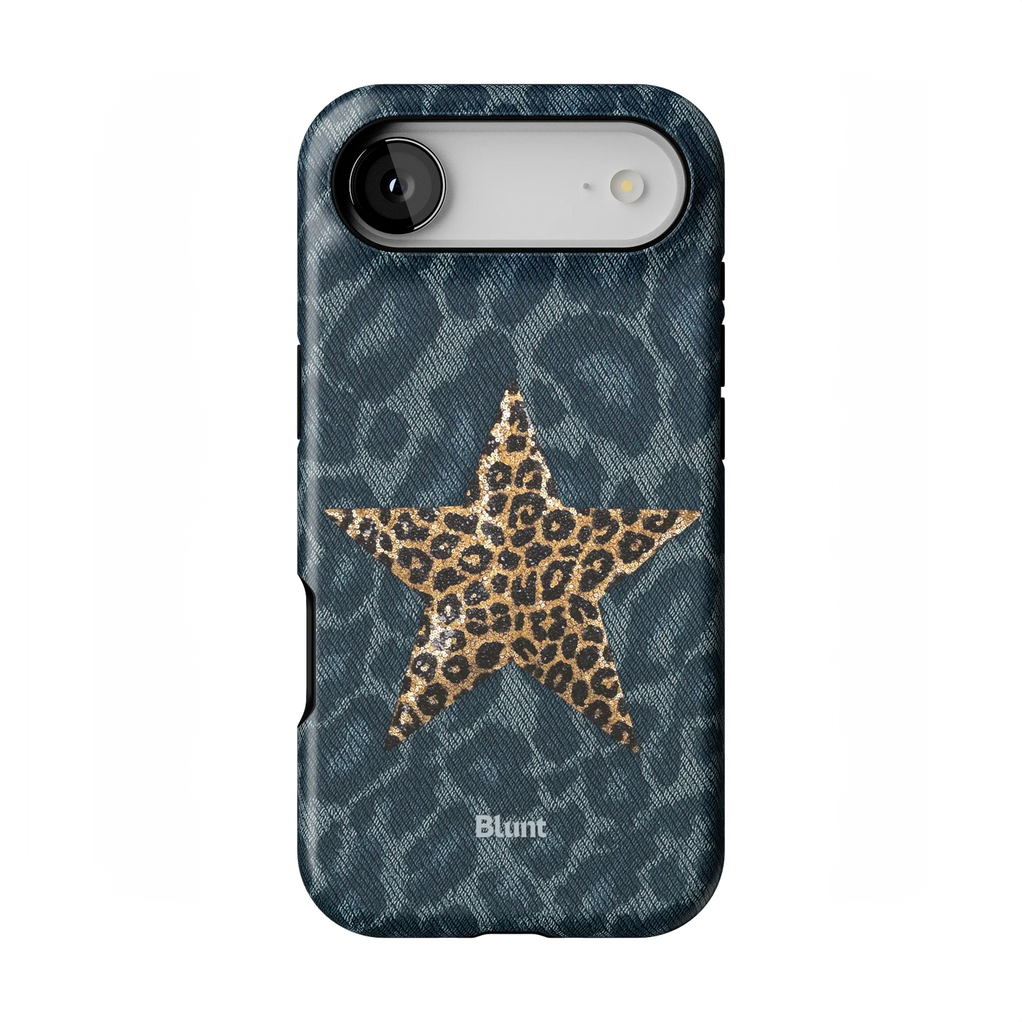 Denim Cheetah iPhone Case