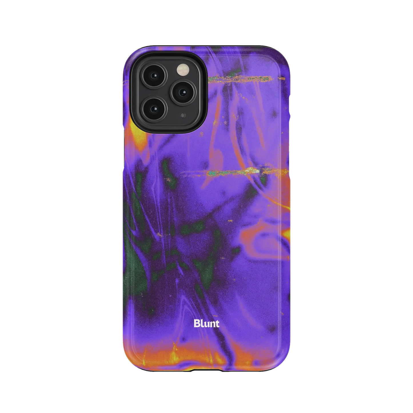 Violet Static iPhone Case