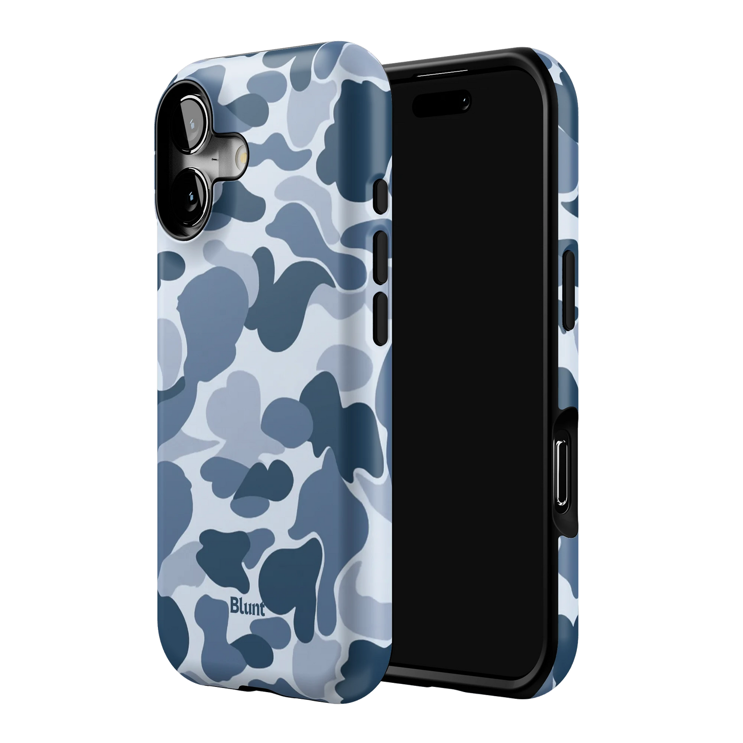 Bluish Camo iPhone Case