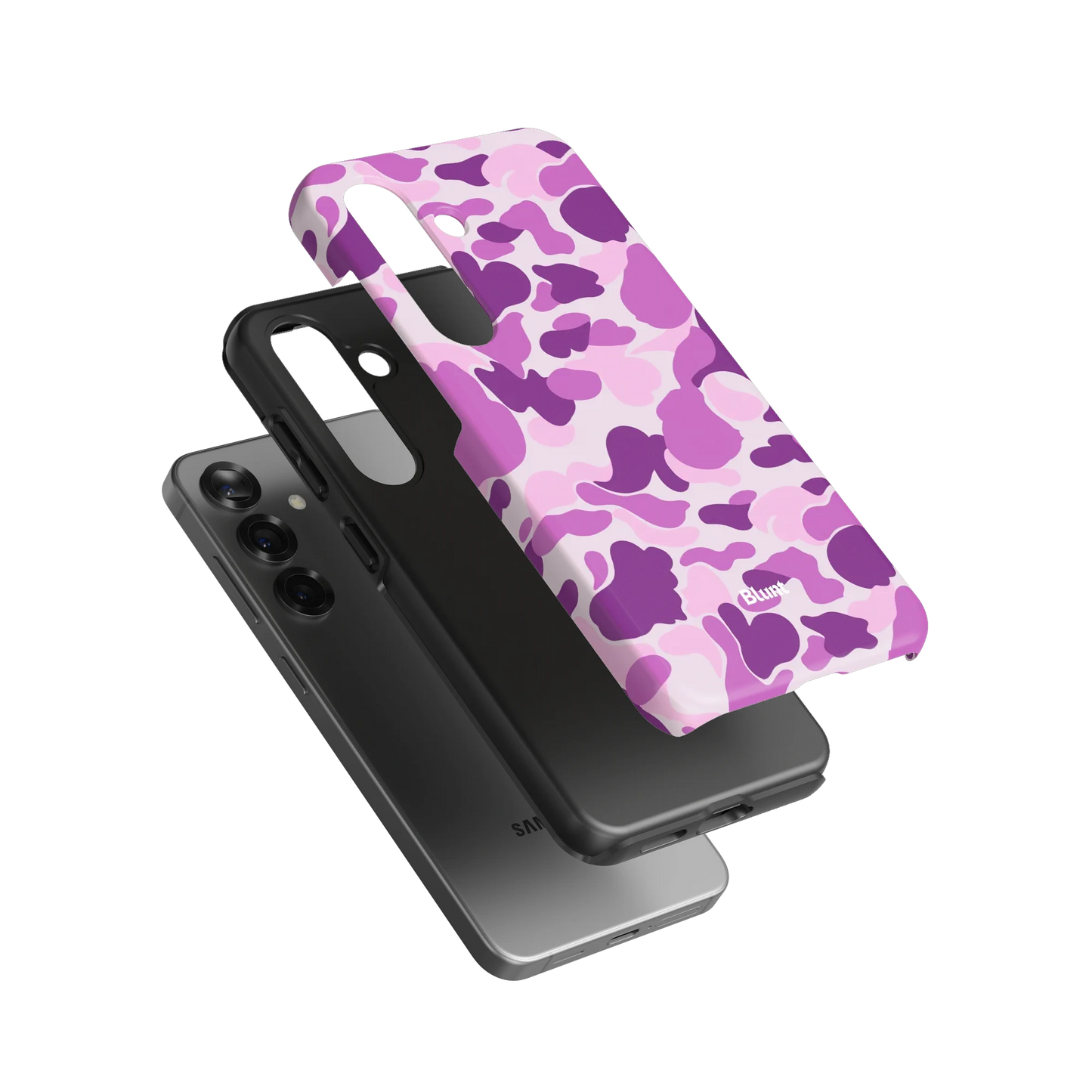 Purple Camo Samsung Case