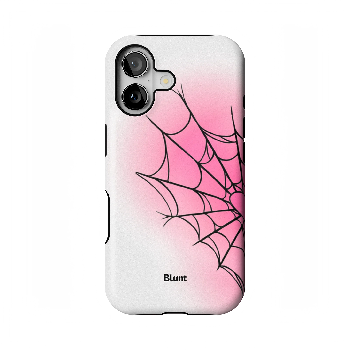 White Pink Web iPhone Case