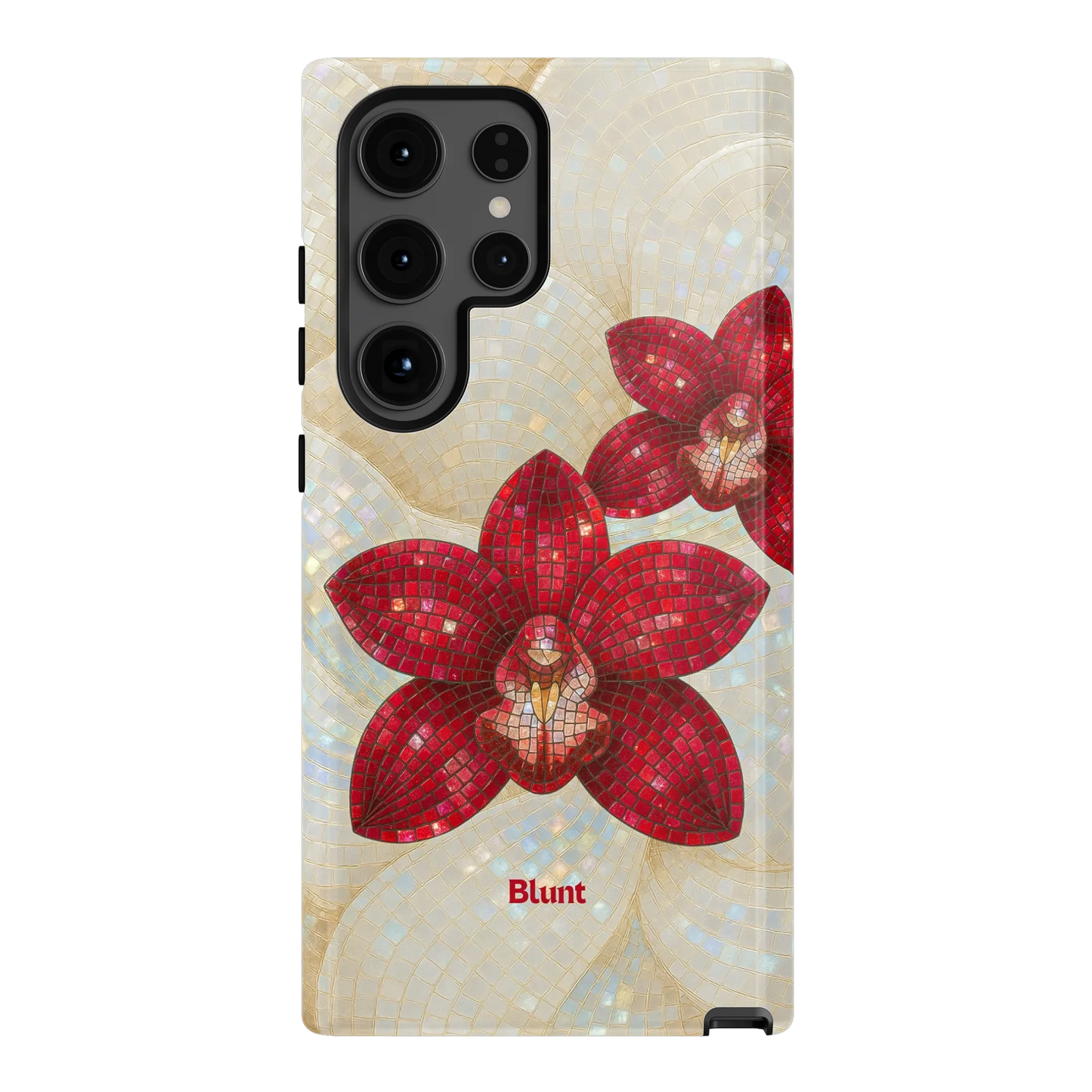 Crimson Orchid Samsung Case
