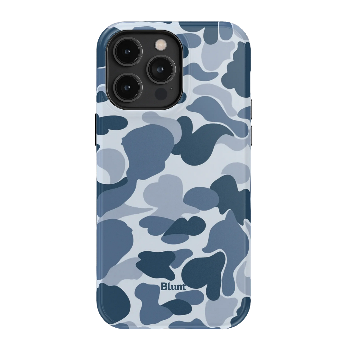Bluish Camo iPhone Case