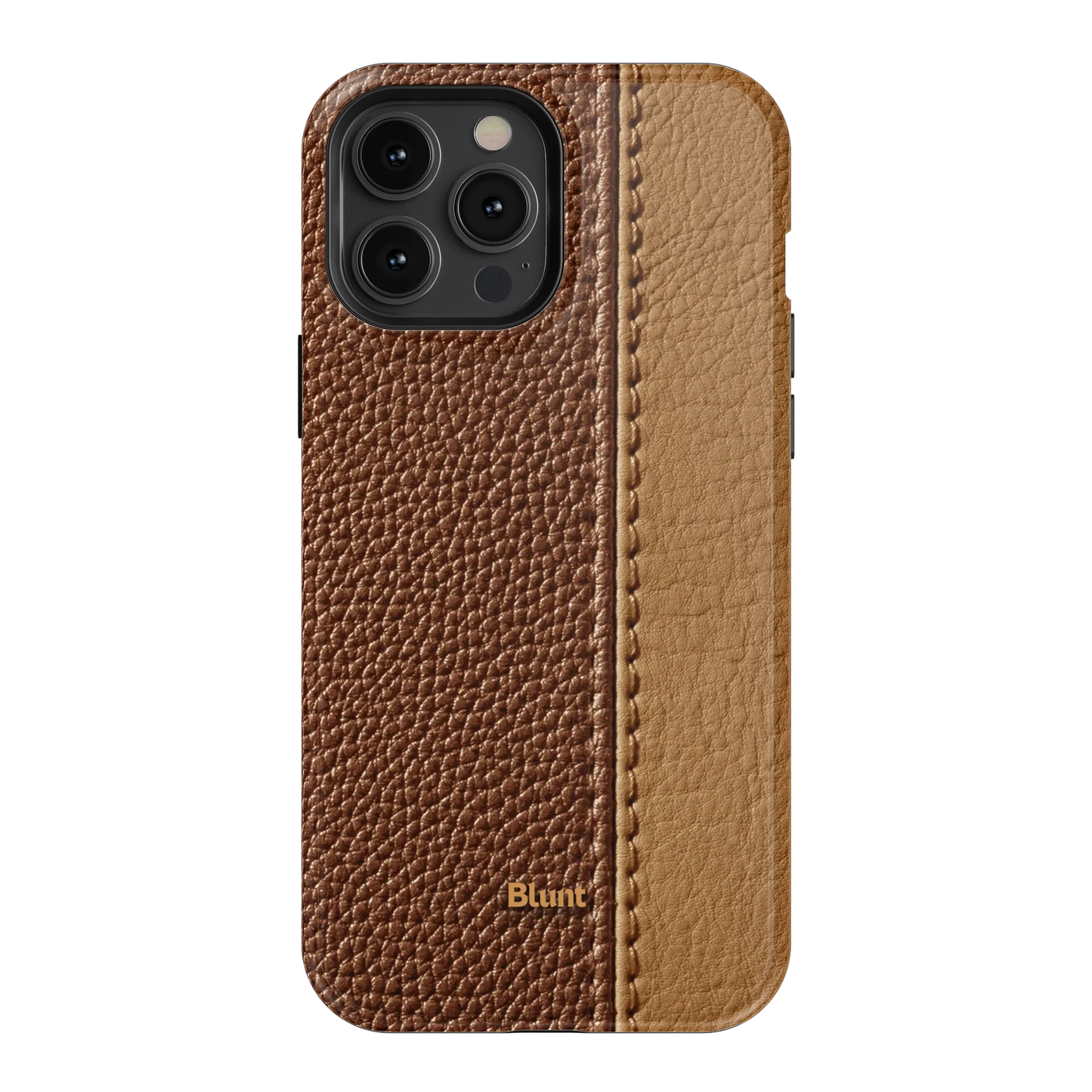 Two-Tone Walnut iPhone Case