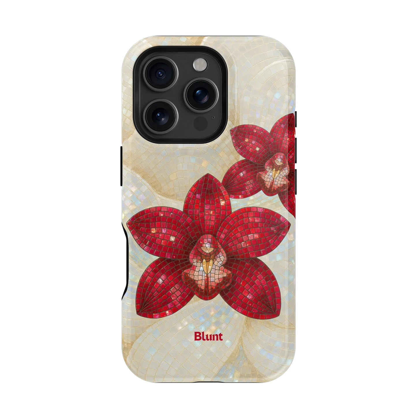 Crimson Orchid iPhone Case