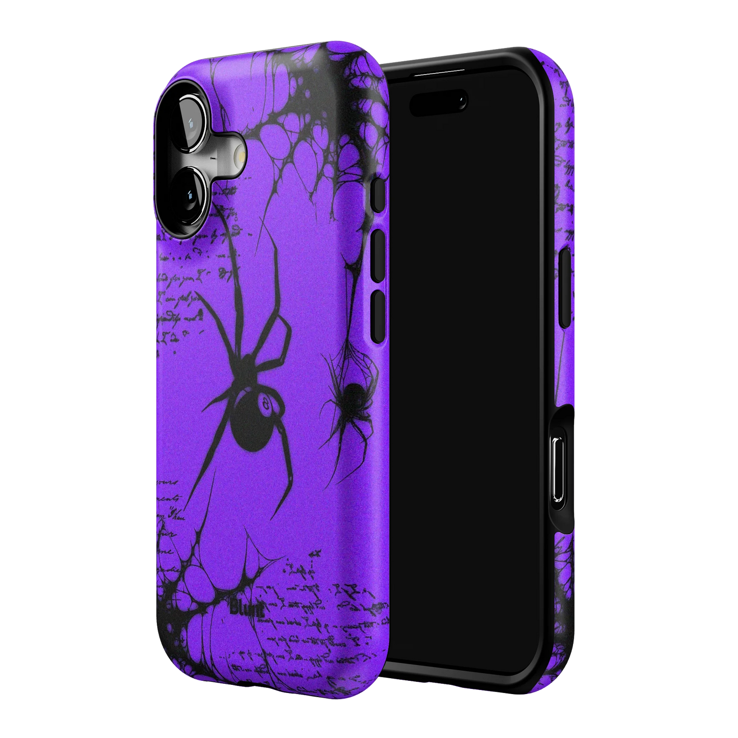 Violet Script iPhone Case