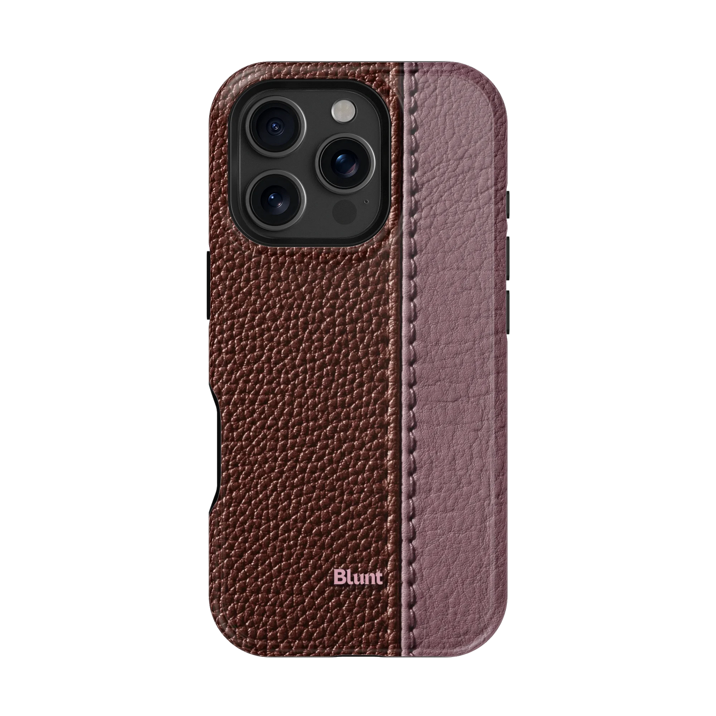 Maroon Grain iPhone Case