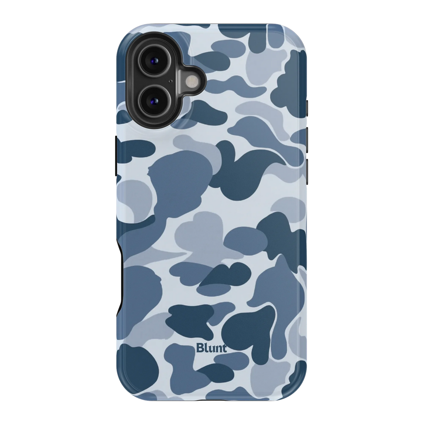 Bluish Camo iPhone Case