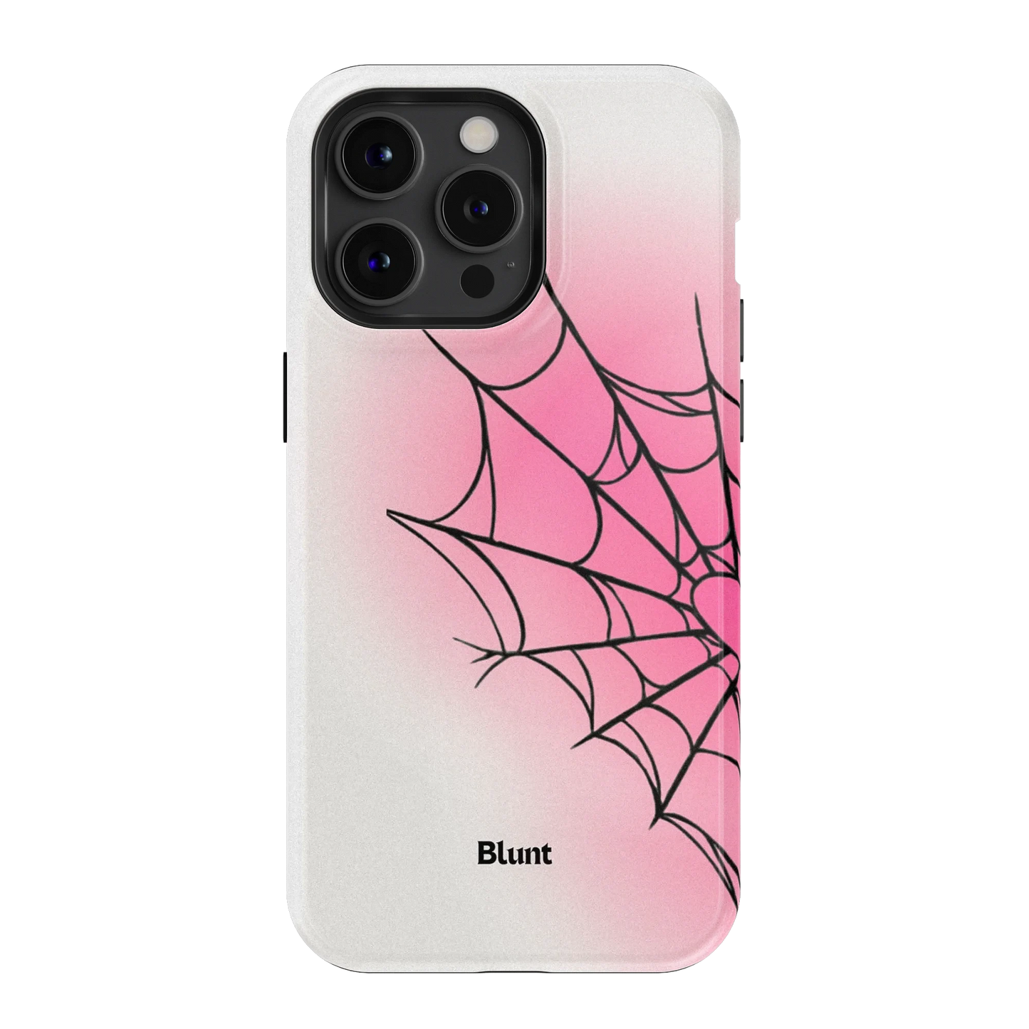 White Pink Web iPhone Case