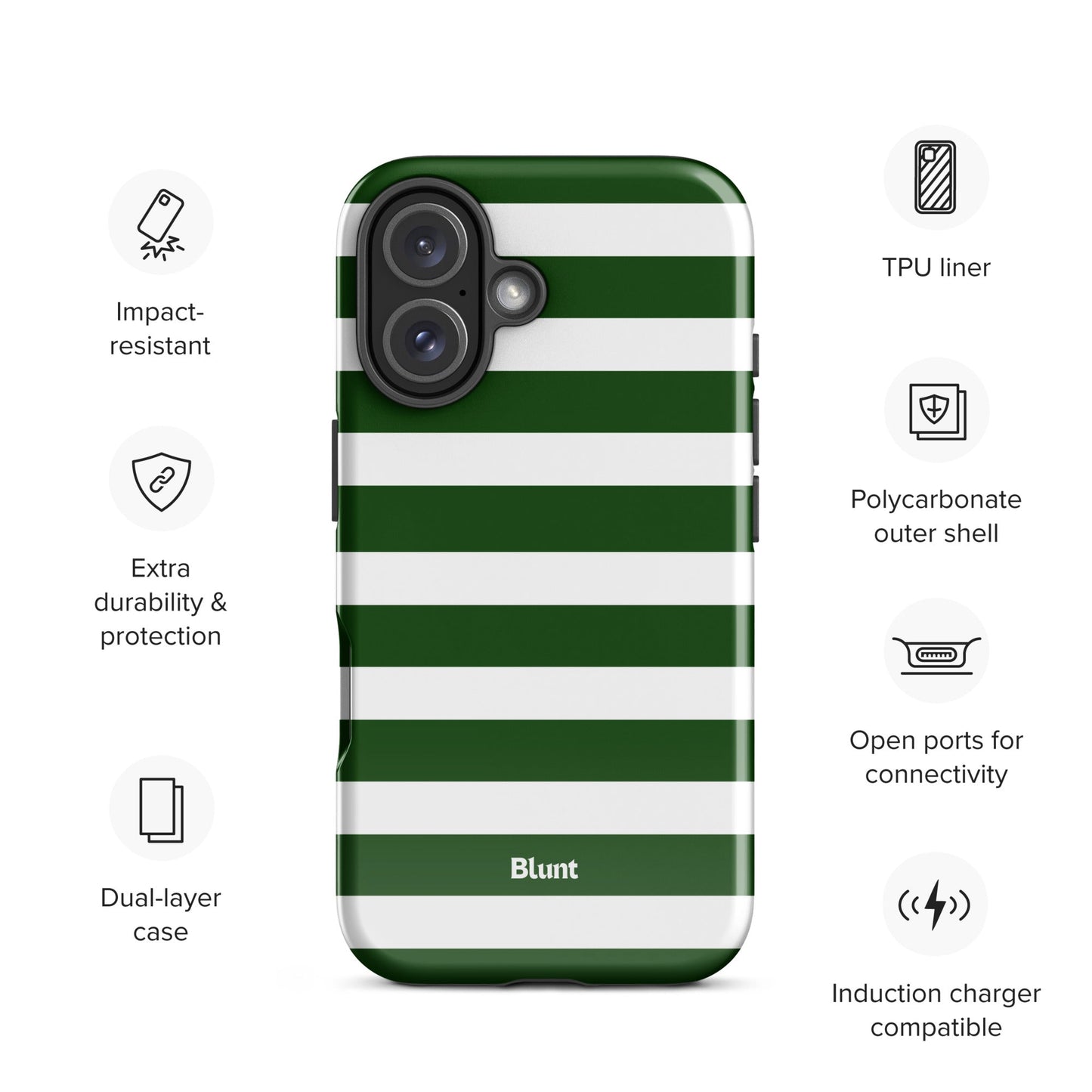 Forest Stripe iPhone Case - Blunt Cases