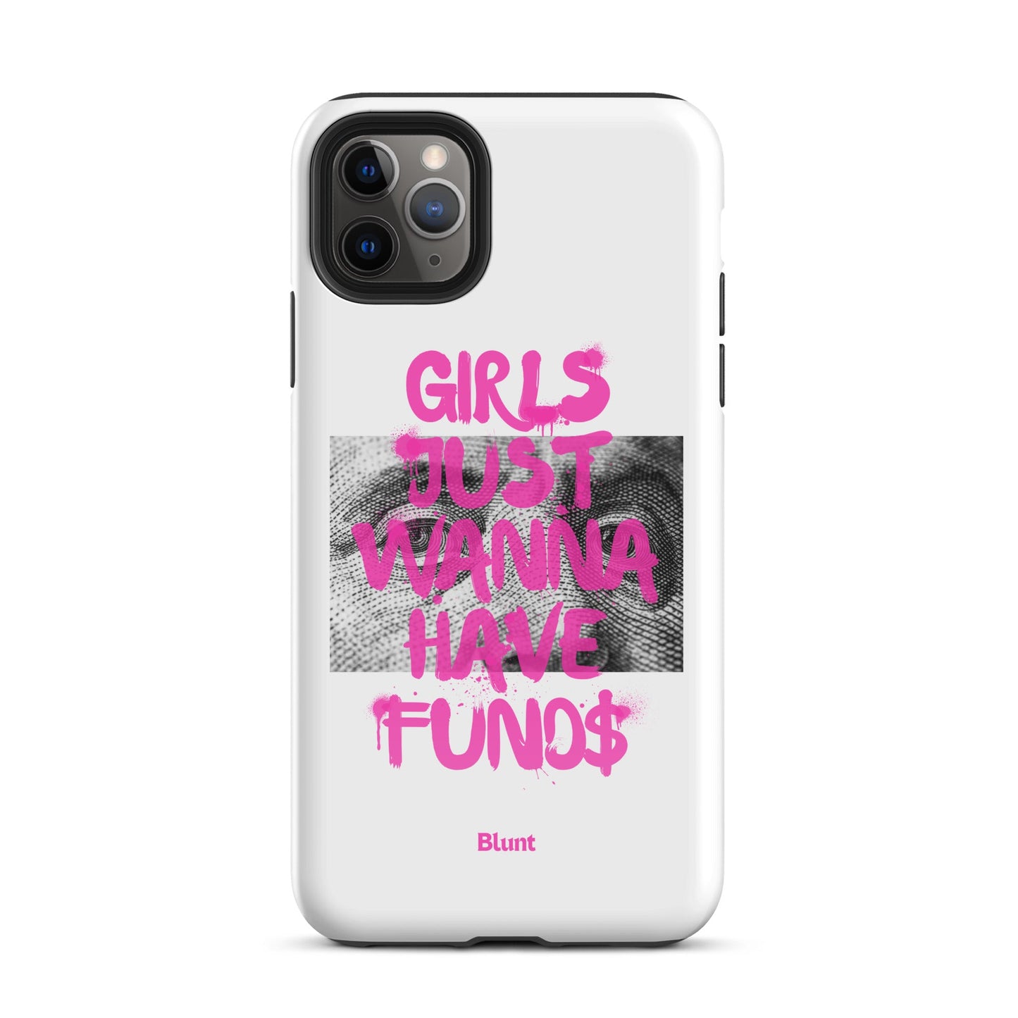 Fund$ White iPhone Case - blunt cases