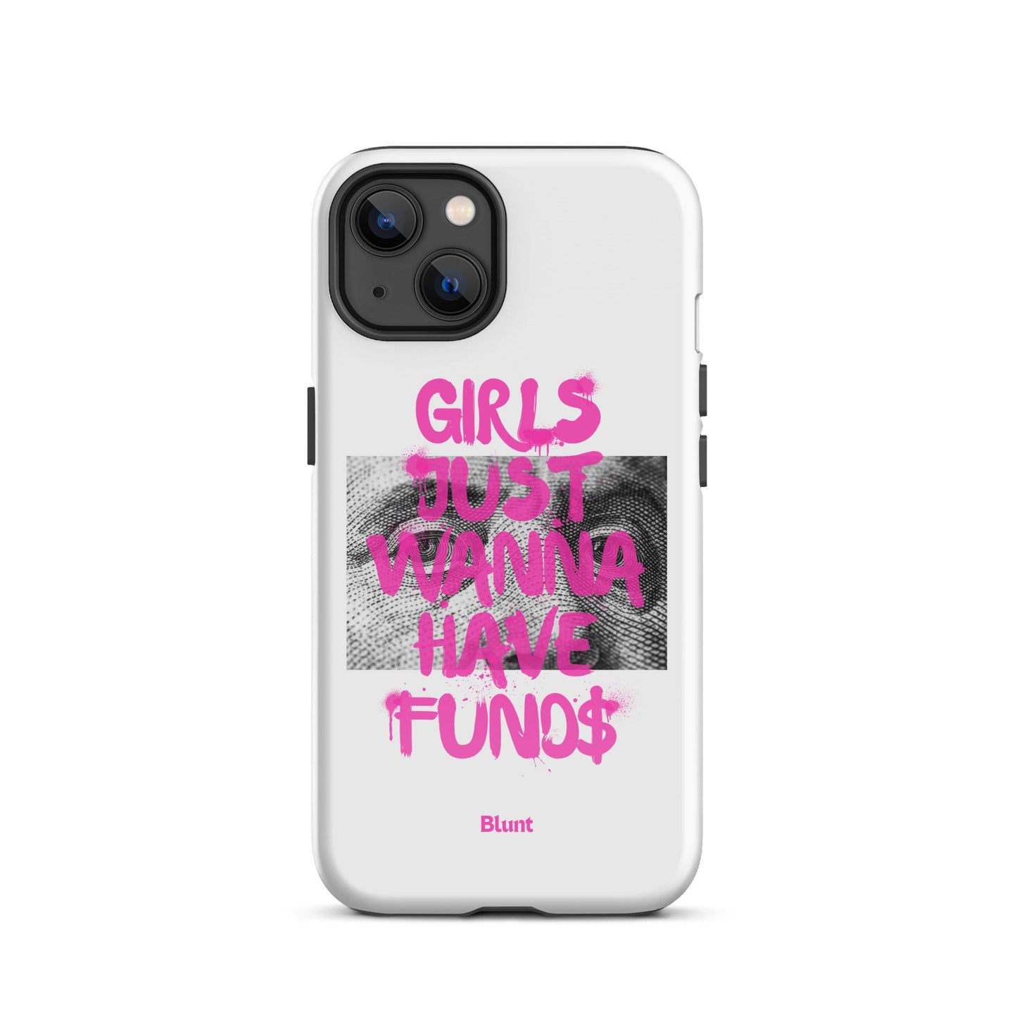 Fund$ White iPhone Case - blunt cases