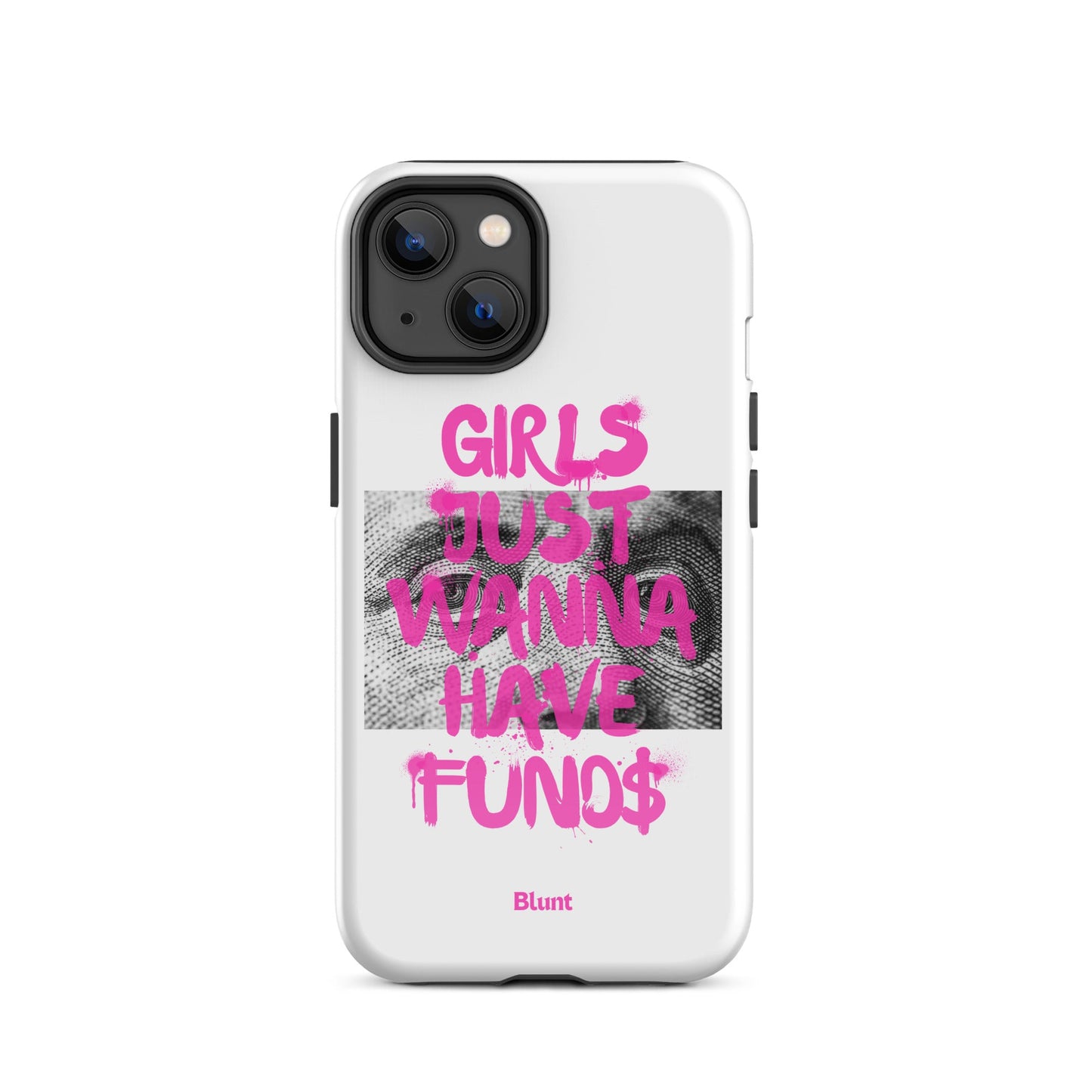 Fund$ White iPhone Case - blunt cases