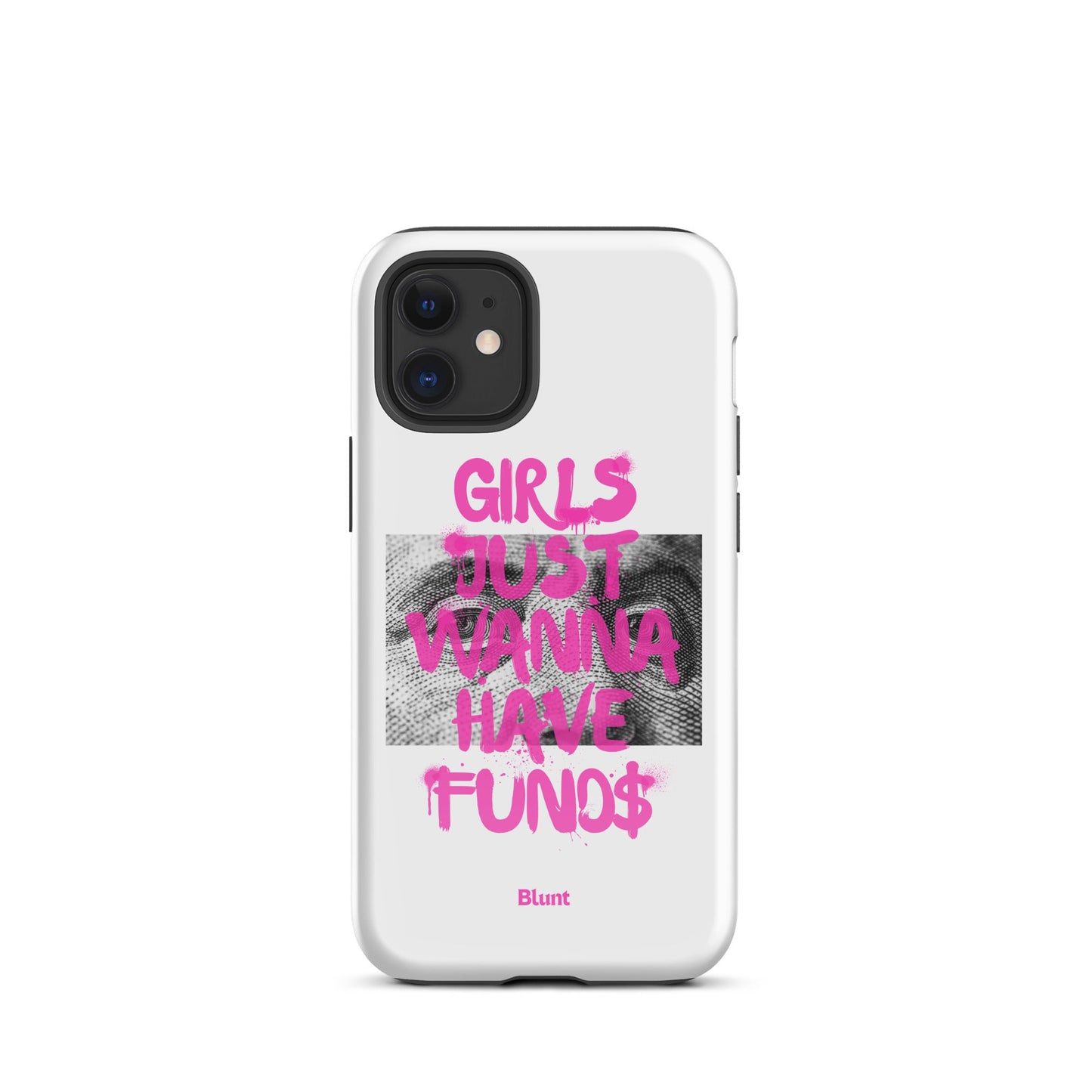 Fund$ White iPhone Case - blunt cases