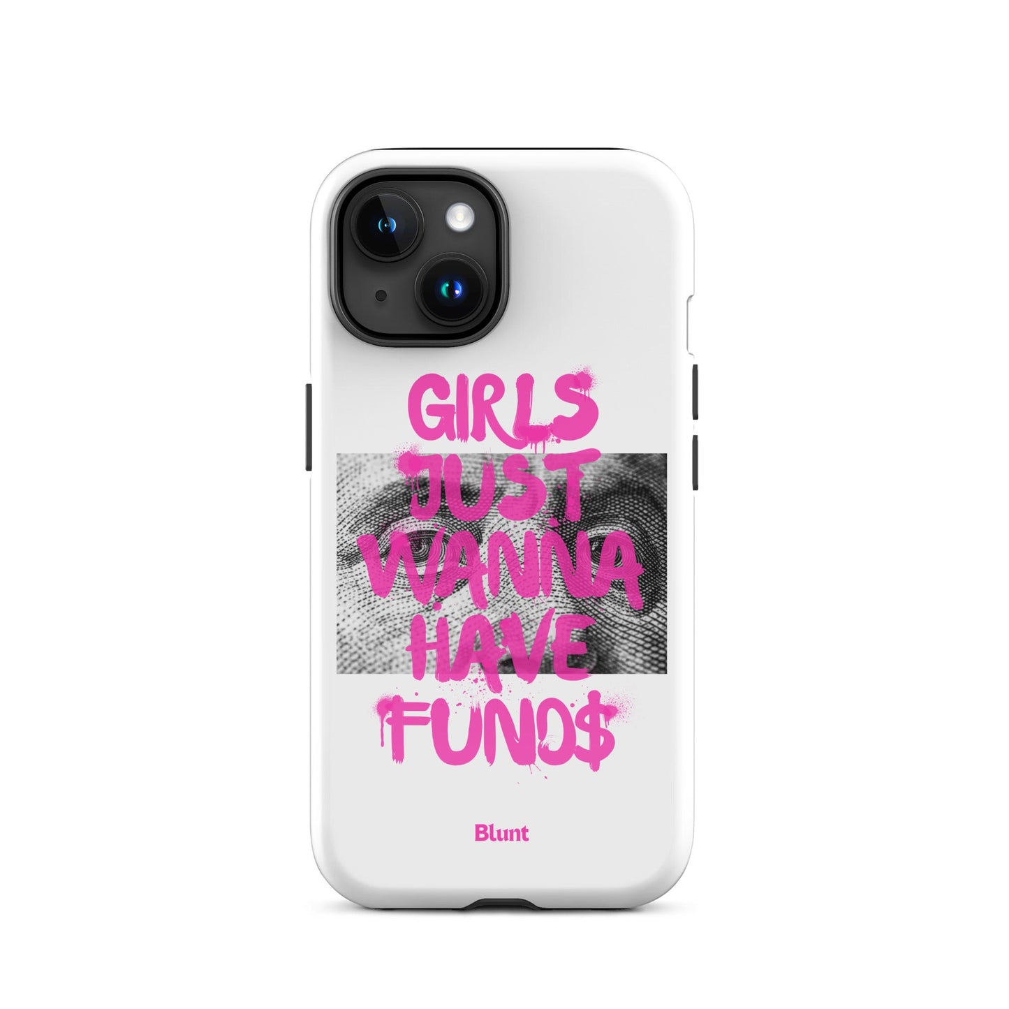 Fund$ White iPhone Case - blunt cases