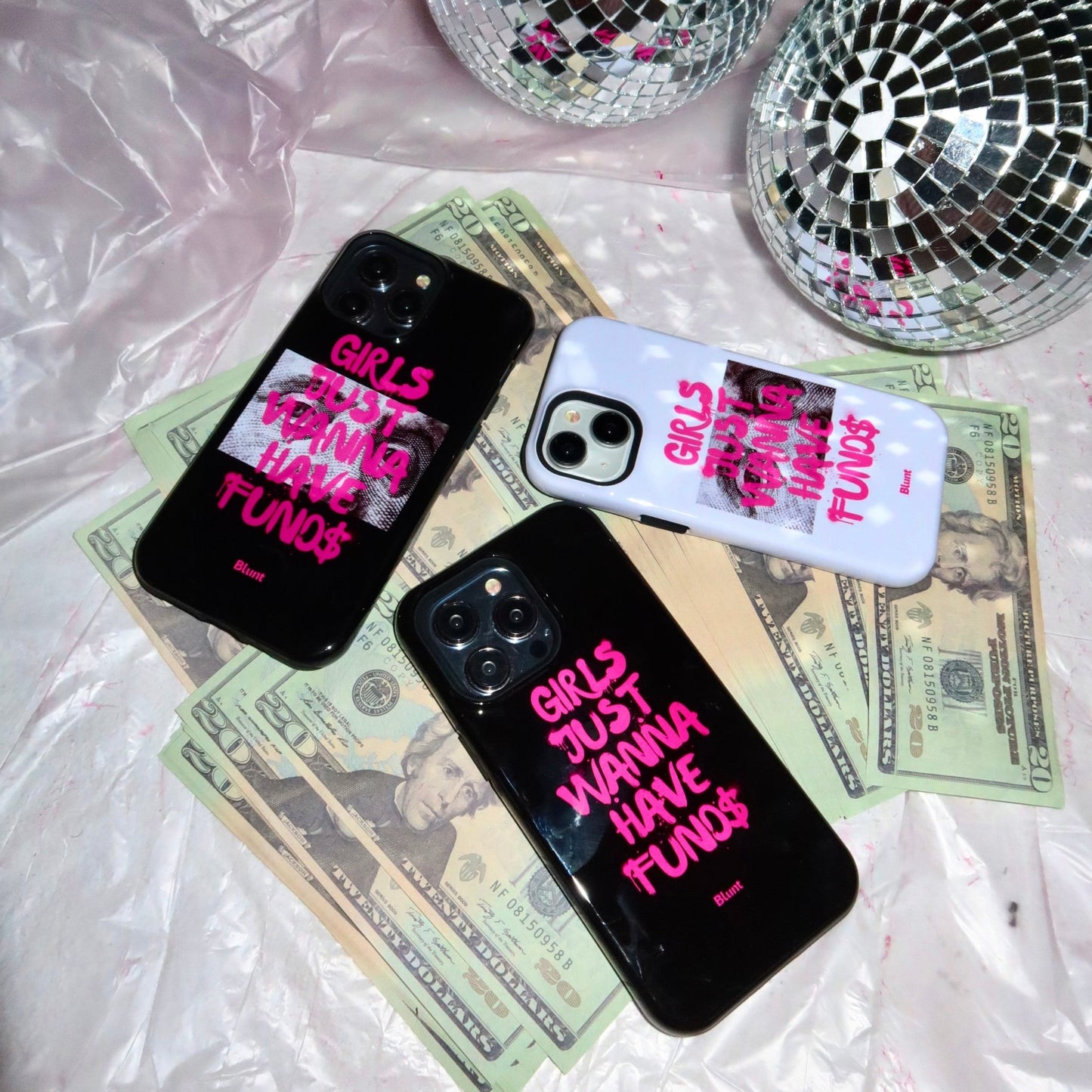 Fund$ White iPhone Case - blunt cases